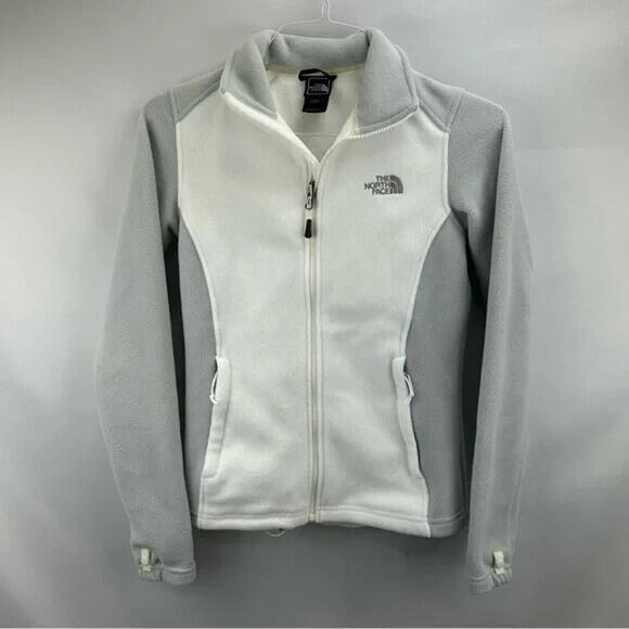 The North Face Gray Osito Fleece Jacket - Picture 1 of 8